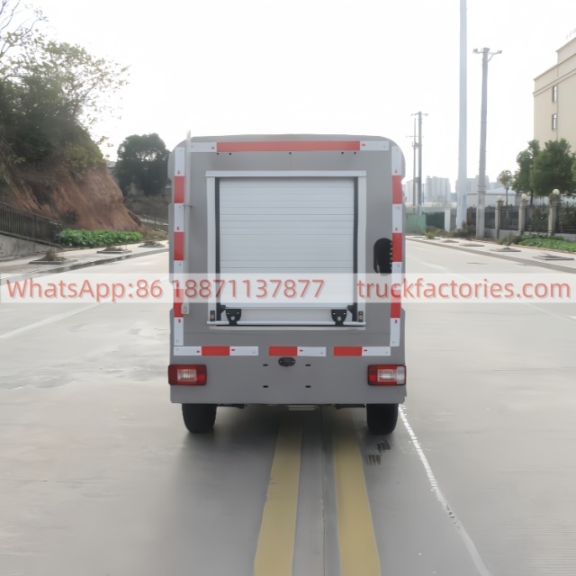 Deli Pure Electric Road Maintenance Vehicle 25kW Permanent Magnet Synchronous Motor High-Pressure Cleaning Vehicle