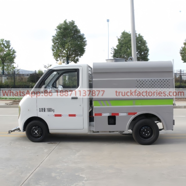Deli Pure Electric Road Maintenance Vehicle 25kW Permanent Magnet Synchronous Motor High-Pressure Cleaning Vehicle