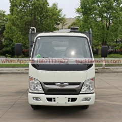 Foton integrated washing and sweeping sanitation sweeper Quanchai-powered small road sweeper