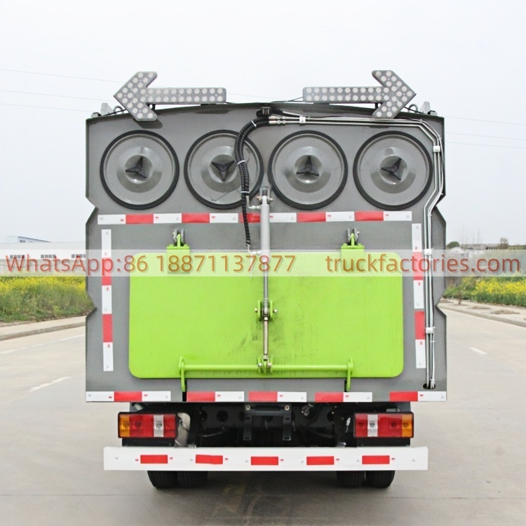 Foton dust suction truck high-efficiency dust suction and cleaning operation vehicle small road sweeper