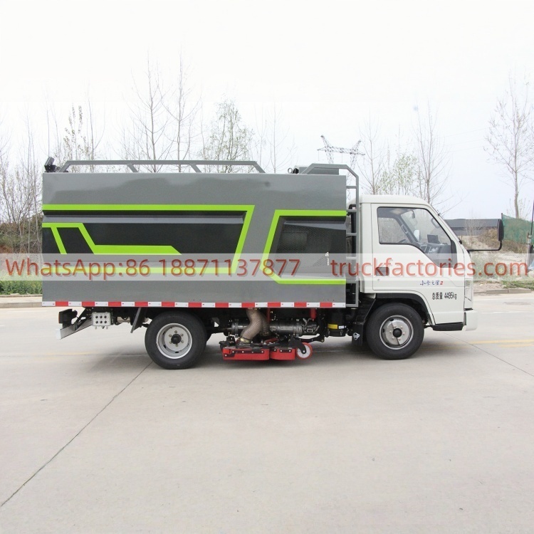 Foton dust suction truck high-efficiency dust suction and cleaning operation vehicle small road sweeper