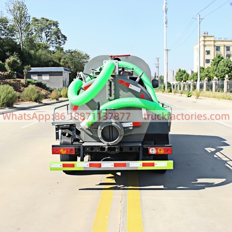 Foton 1.2 Cubic Meter Pure Electric Fecal Suction Truck, New Energy Sanitary Sewage Suction Truck