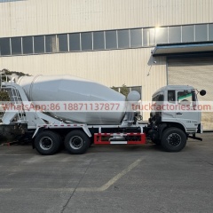 Dongfeng 6×2 rear eight-wheel concrete mixer truck commercial concrete transport truck for engineering