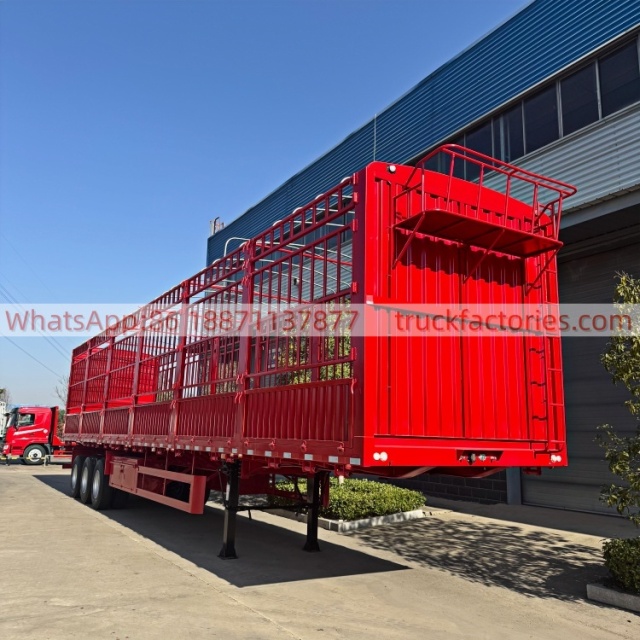 仓栏式半挂卡车