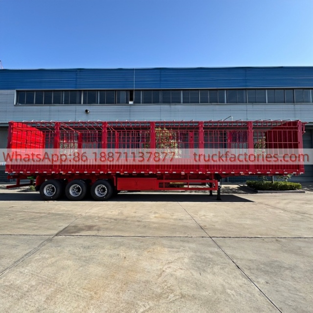 仓栏式半挂卡车