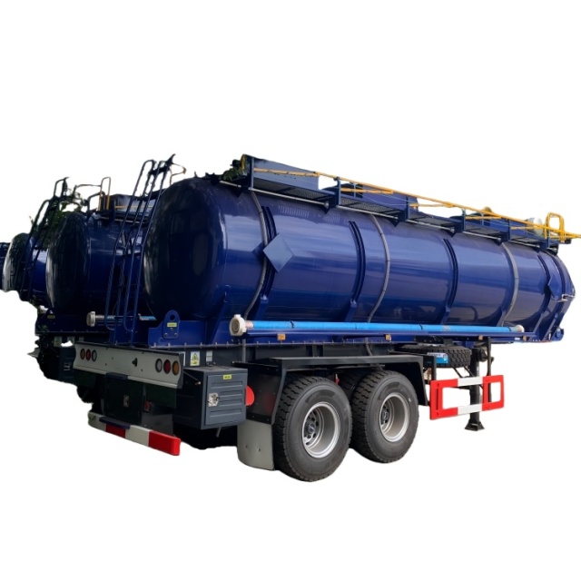 半挂油罐卡车