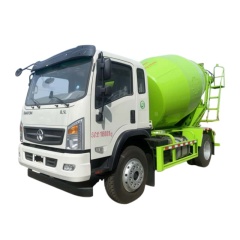China Dayun 7.5 cubic meter cement mixer truck, Fast 8-speed engineering concrete mixer truck