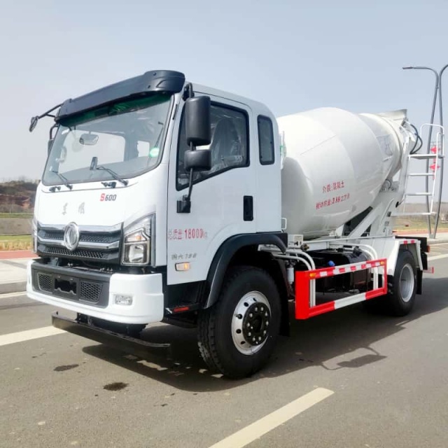 New Dongfeng Suizhuan S600 Single Axle 7.5 Cubic Meter Concrete Mixer Truck Concrete Mixing Transport Vehicle