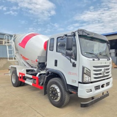 Dongfeng S600 Single Axle 7.5 Cubic Meter Concrete Mixer Truck Yuchai 240 HP Commercial Concrete Tank Truck