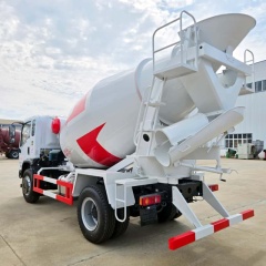 Dongfeng S600 Single Axle 7.5 Cubic Meter Concrete Mixer Truck Yuchai 240 HP Commercial Concrete Tank Truck