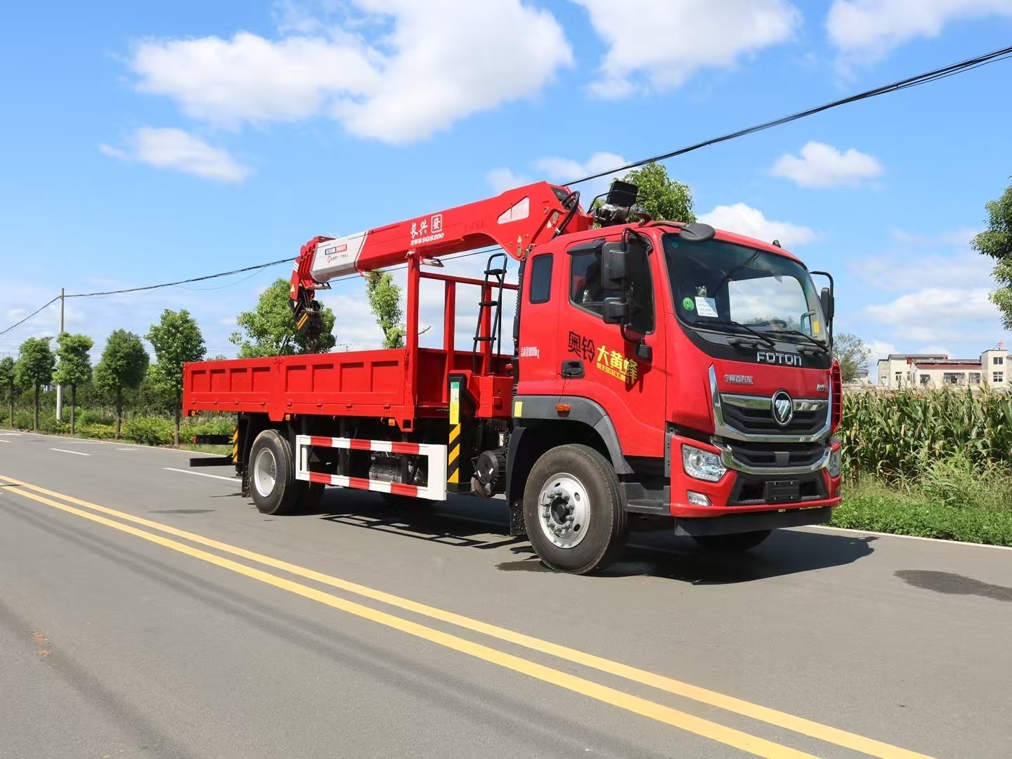 Futian 8 Ton Straight Arm Truck Crane - Reliable Truck Crane Manufacturers