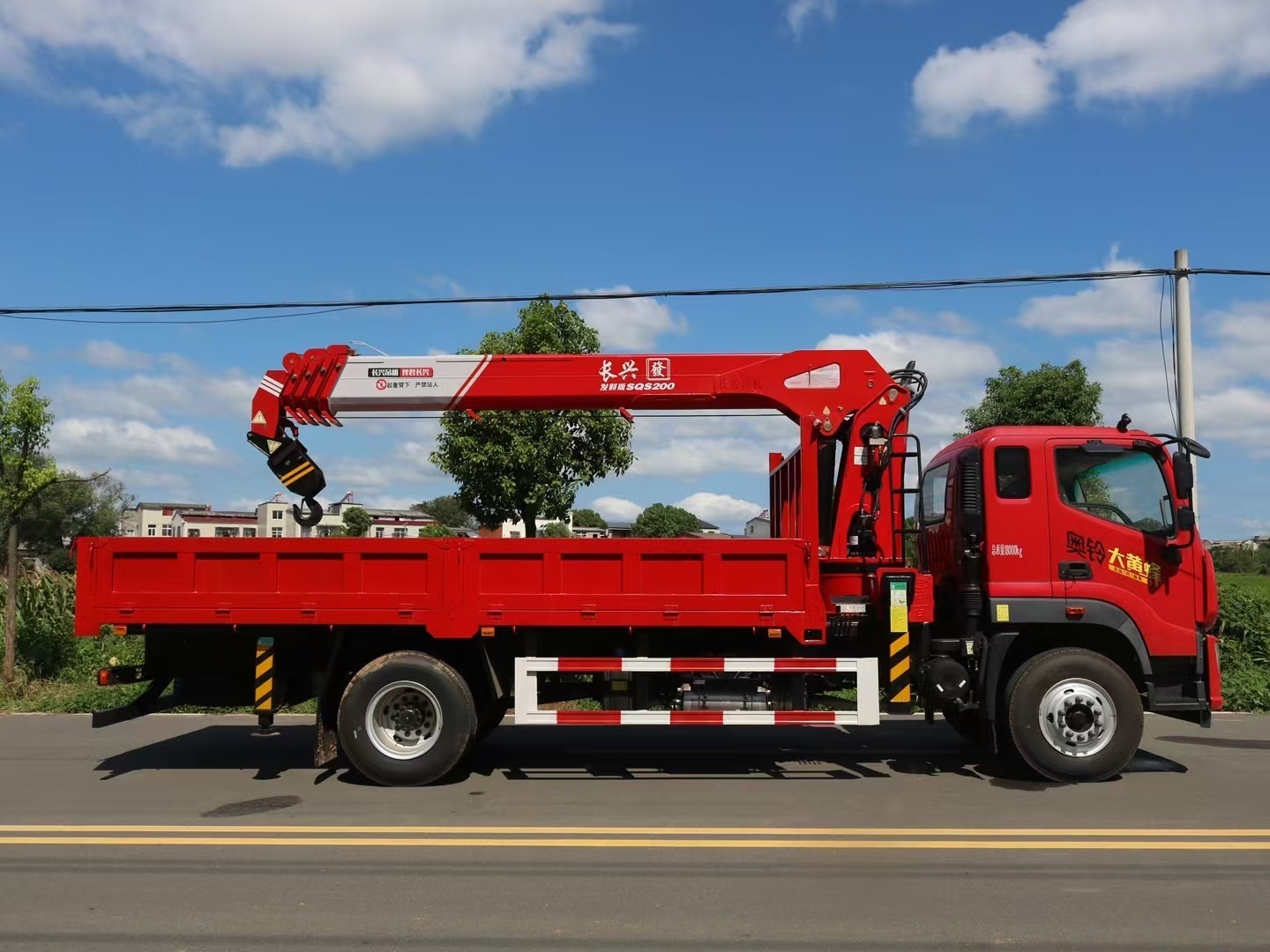 Futian 8 Ton Straight Arm Truck Crane - Reliable Truck Crane Manufacturers