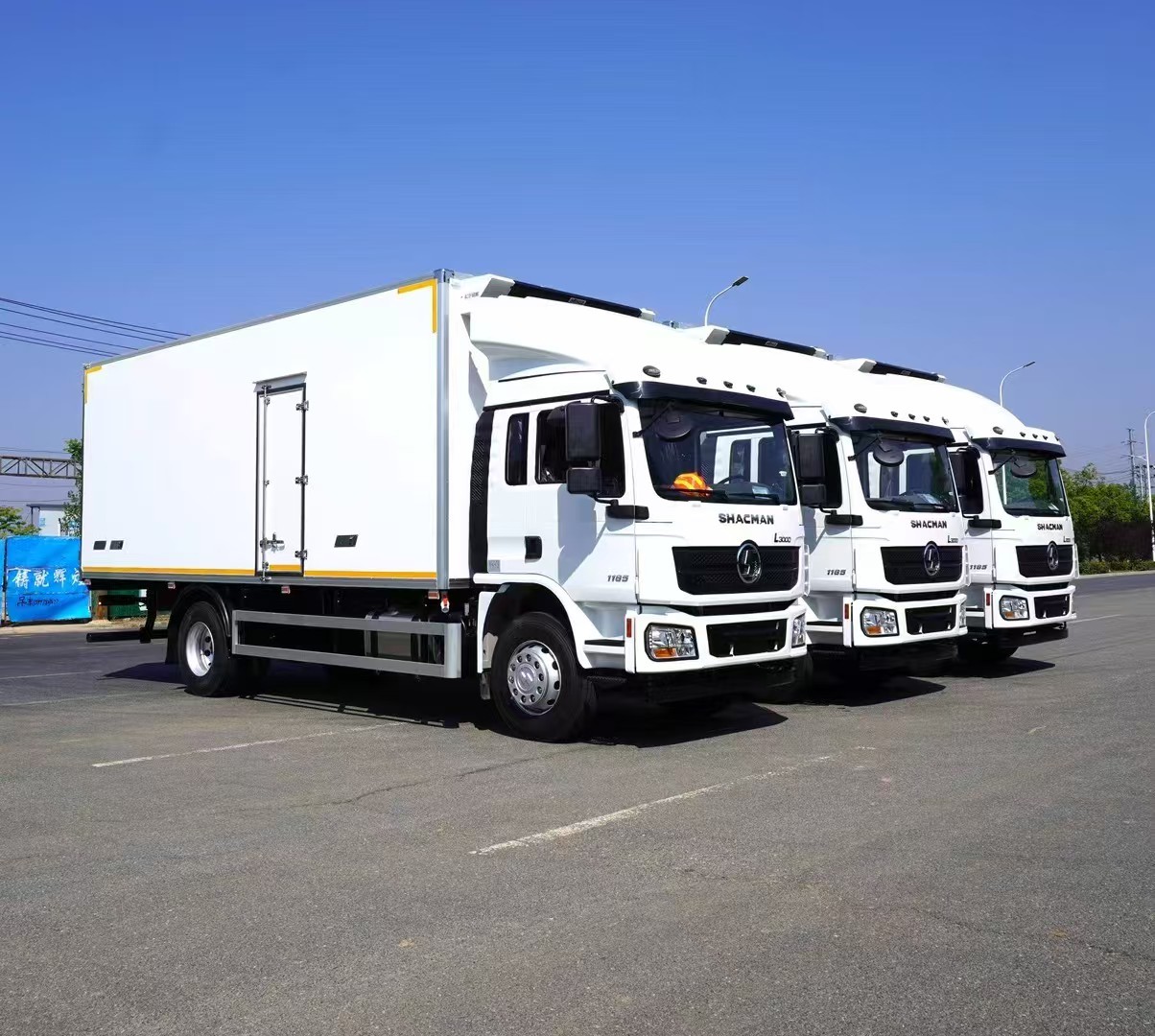 Shaanxi Automobile Refrigerated Trucks Exported to Europe
