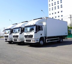 出口欧洲陕汽冷藏车