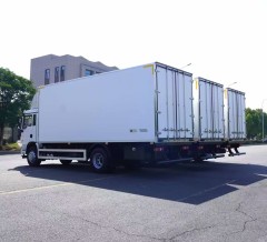 出口欧洲陕汽冷藏车