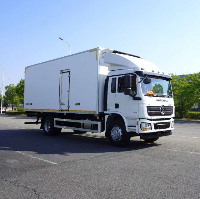 出口欧洲陕汽冷藏车