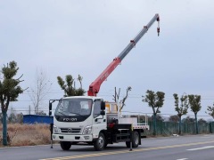 Miniature truck-mounted crane