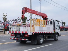 Miniature truck-mounted crane