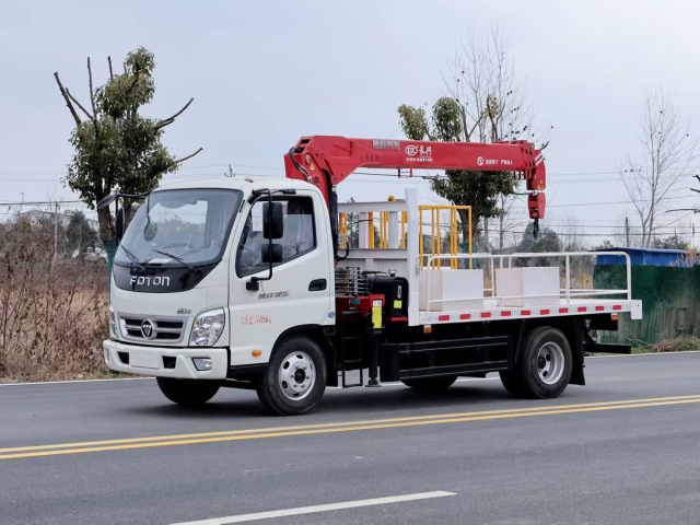 Miniature truck-mounted crane
