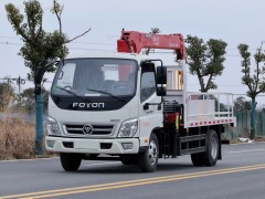 Miniature truck-mounted crane