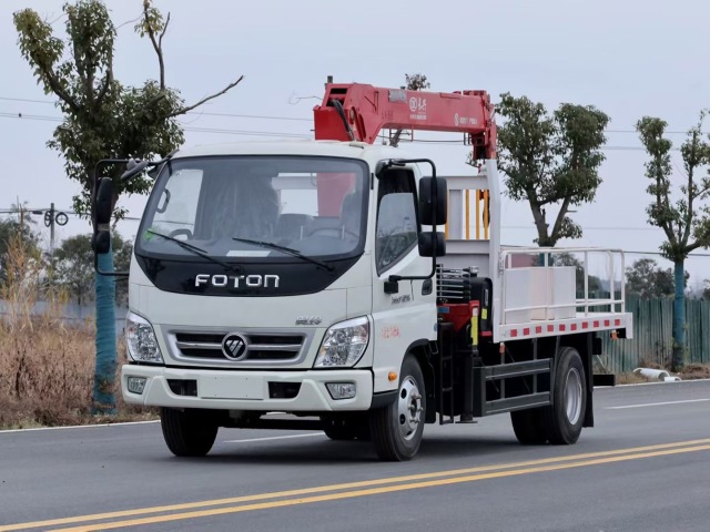 Miniature truck-mounted crane