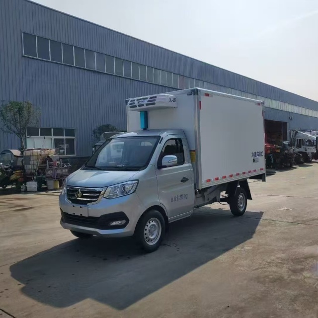 A refrigerated truck is a vehicle that is used to transport temperature-sensitive cargo