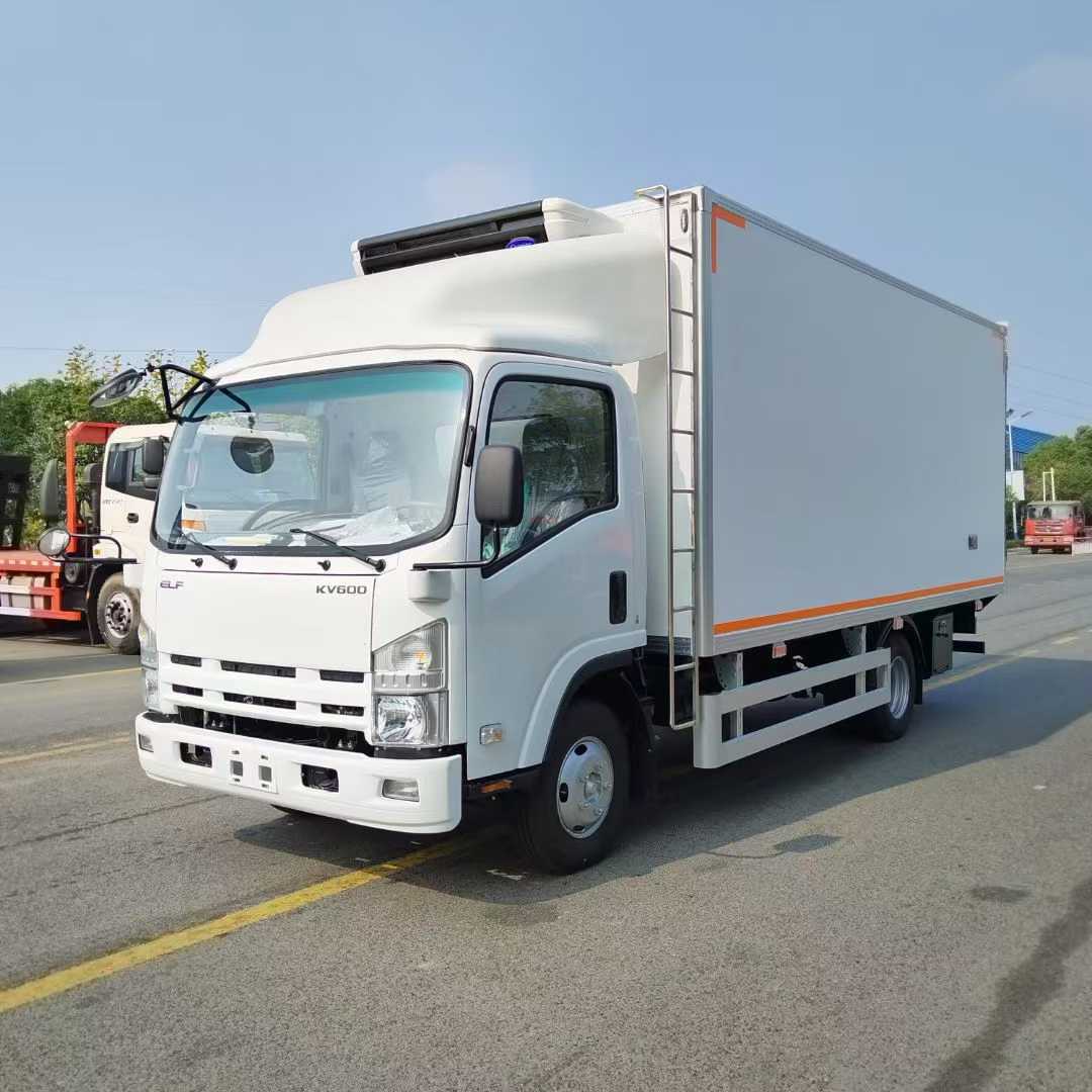 Isuzu KV600 Refrigerated Truck, National VI Blue Plate Cold Chain Transport Vehicle
