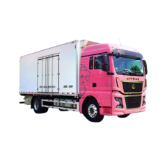 SINOTRUK SITRAK Refrigerated Truck (Pink) engine horsepower345hp emission standard Euro 6 maximum speed89Km/h