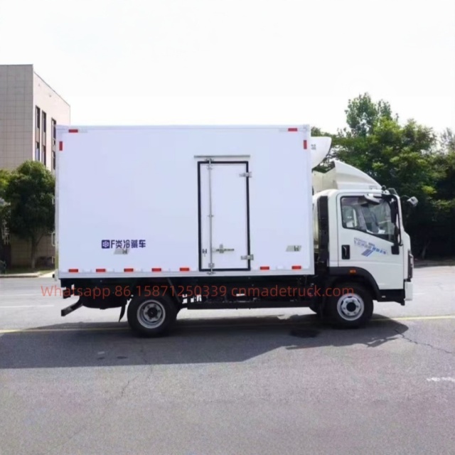 SINOTRUK Captain T5 Refrigerated Truck   wheelbase3360mm    payload1155kg  tire specification750R16LT 12PR 