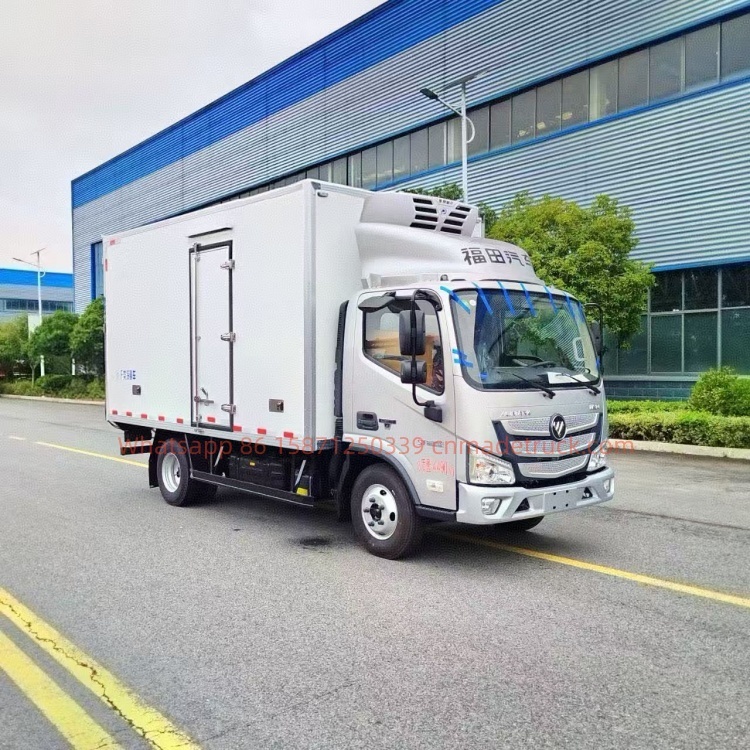 4.2m Class VI Foton Aumark S1 Refrigerated Truck, 158hp Max Speed: 105 km/h Payload Capacity: 1100 kg