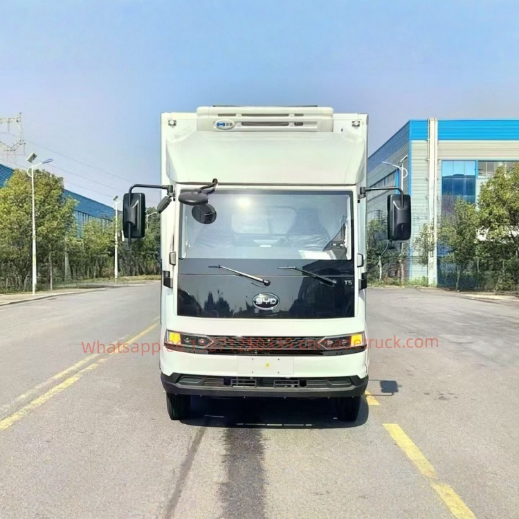 BYD 132 kWh Refrigerated Truck (1) payload1050kg wheelbase3360mm  engine horsepower204hp maximum speed100Km/h