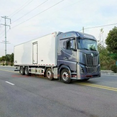 9.6米欧曼银河7-620马力8*4冷链冷藏车 最大限速89km/h