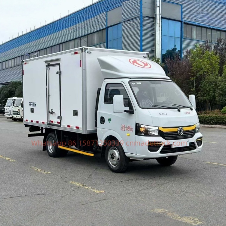 DFL Tuyu T5 4×2 Diesel Cold Chain Refrigerated Truck, maximum speed limit 110km/h, wheelbase 2280mm