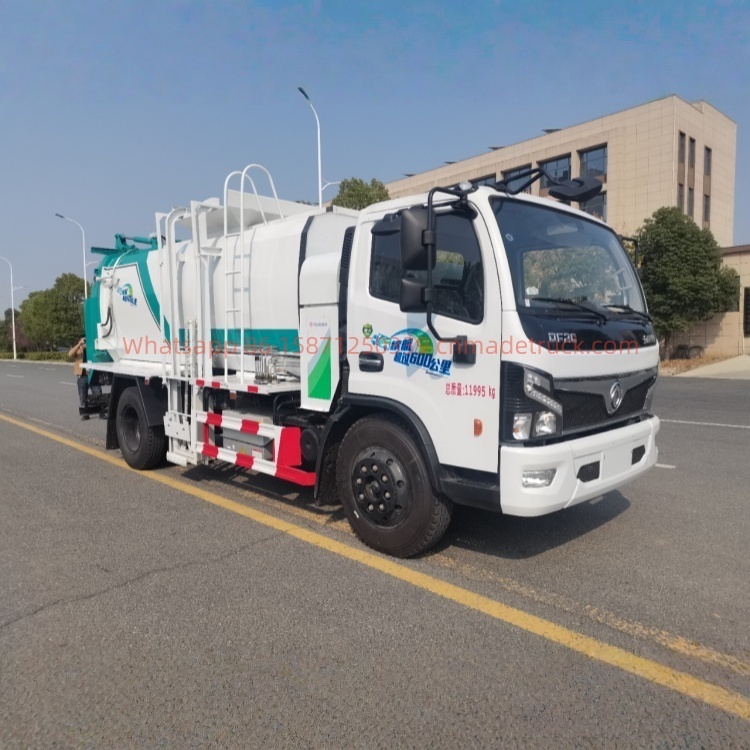 DFL  hybrid 10,000-liter kitchen waste truck engine Yunnei 150 horsepower wheelbase3970mm