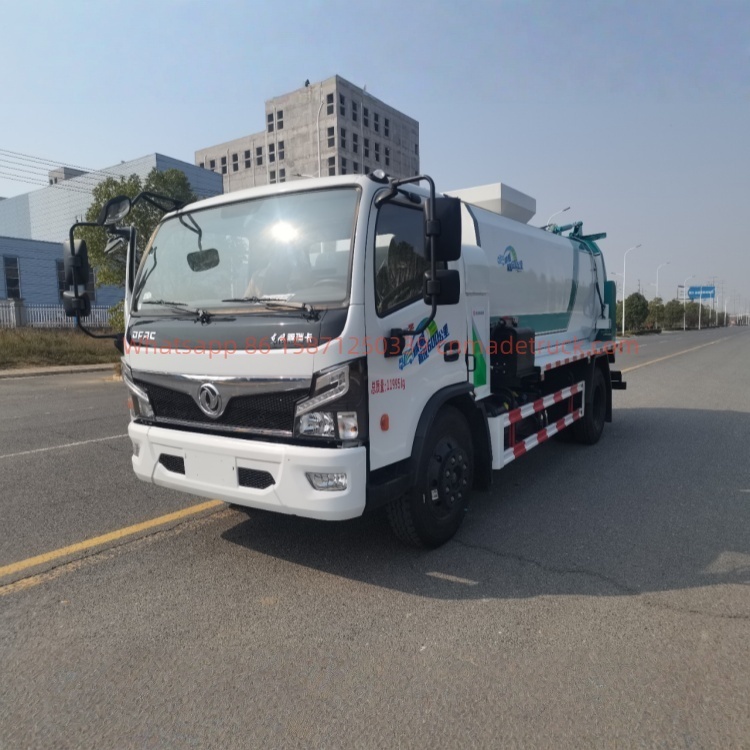 DFL  hybrid 10,000-liter kitchen waste truck engine Yunnei 150 horsepower wheelbase3970mm