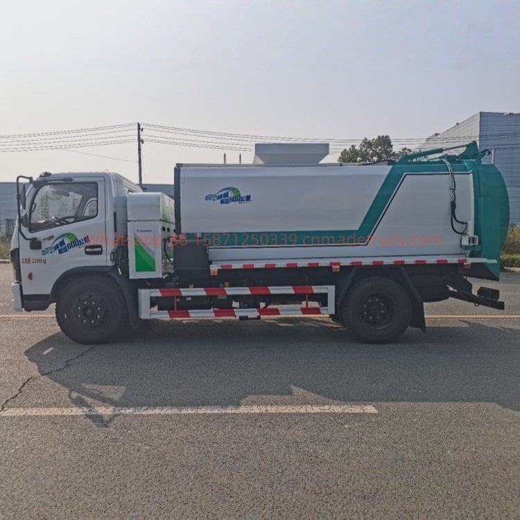 DFL  hybrid 10,000-liter kitchen waste truck engine Yunnei 150 horsepower wheelbase3970mm