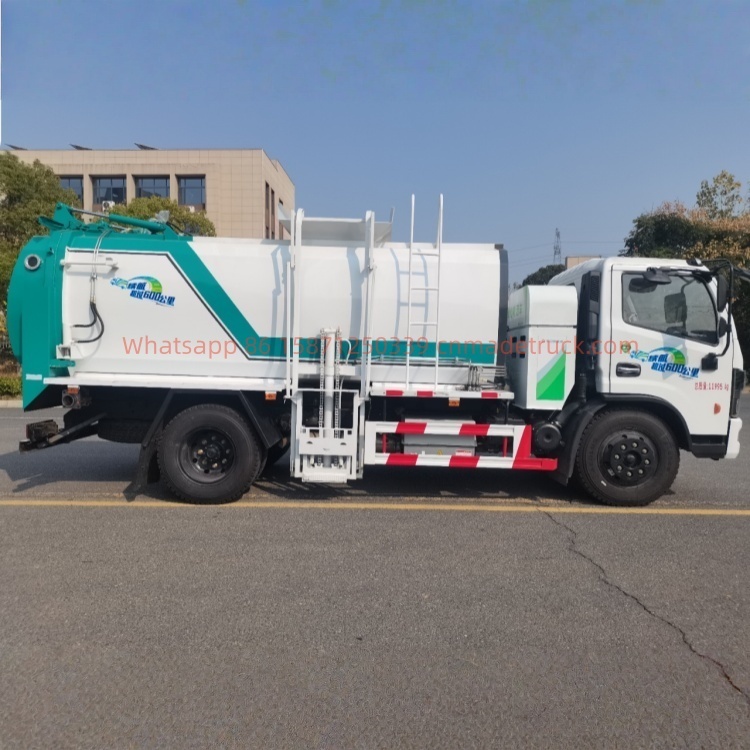 DFL  hybrid 10,000-liter kitchen waste truck engine Yunnei 150 horsepower wheelbase3970mm