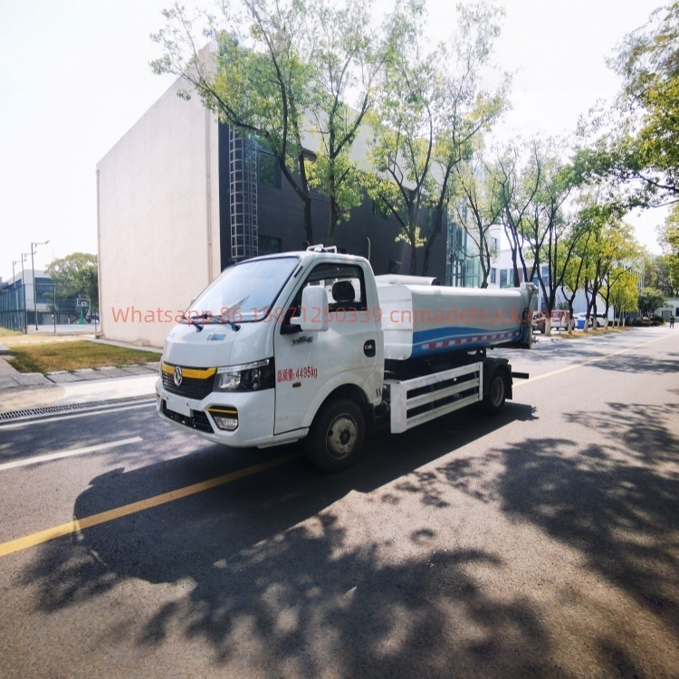DFL Tuyi 5000-liter kitchen waste truck powered by a Quanchai 95-horsepower engine with a 3000mm  wheelbase