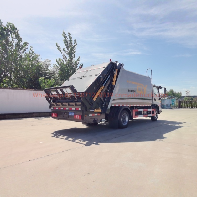 JAC  HV6 Hybrid Compression Garbage Truck with Yunnei 160 Horsepower