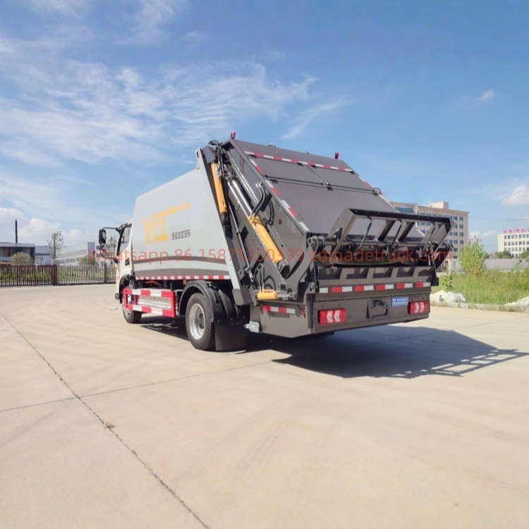 JAC  HV6 Hybrid Compression Garbage Truck with Yunnei 160 Horsepower