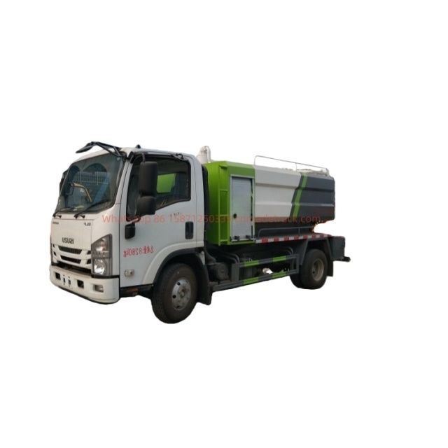 7000升五十铃清洗吸污卡车五十铃163马力发动机3000升排量