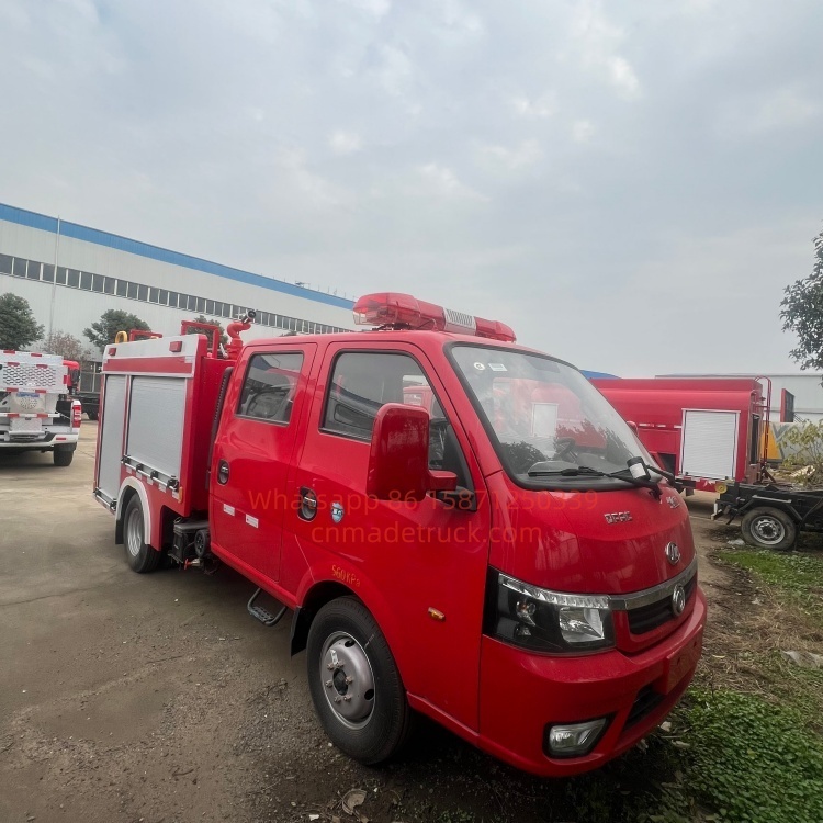 DFL Tuyi 1500L Double-cab small water tank  fire truck