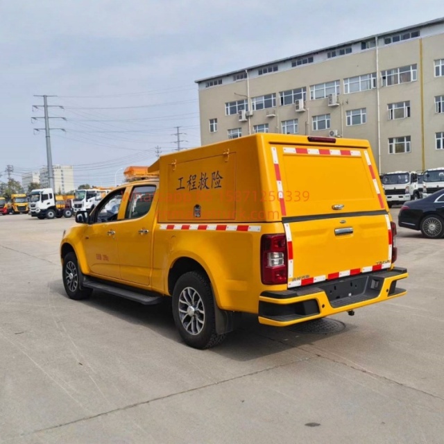 Isuzu Pickup Engineering Rescue Vehicle engineering rescue vehicle, emergency rescue vehicle, flood drainage rescue vehicle