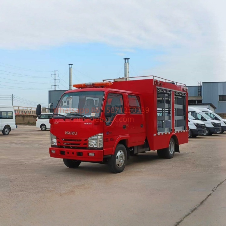 Blue Plate Isuzu Double Cab Rescue Vehicle Wheelbase 3360mm