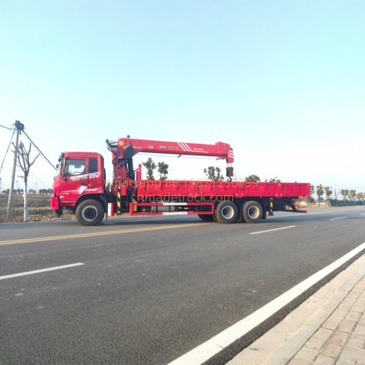 DFL Changxing DV3 rear eight-wheel truck-mounted crane truck with a wheelbase of 5900 millimeters