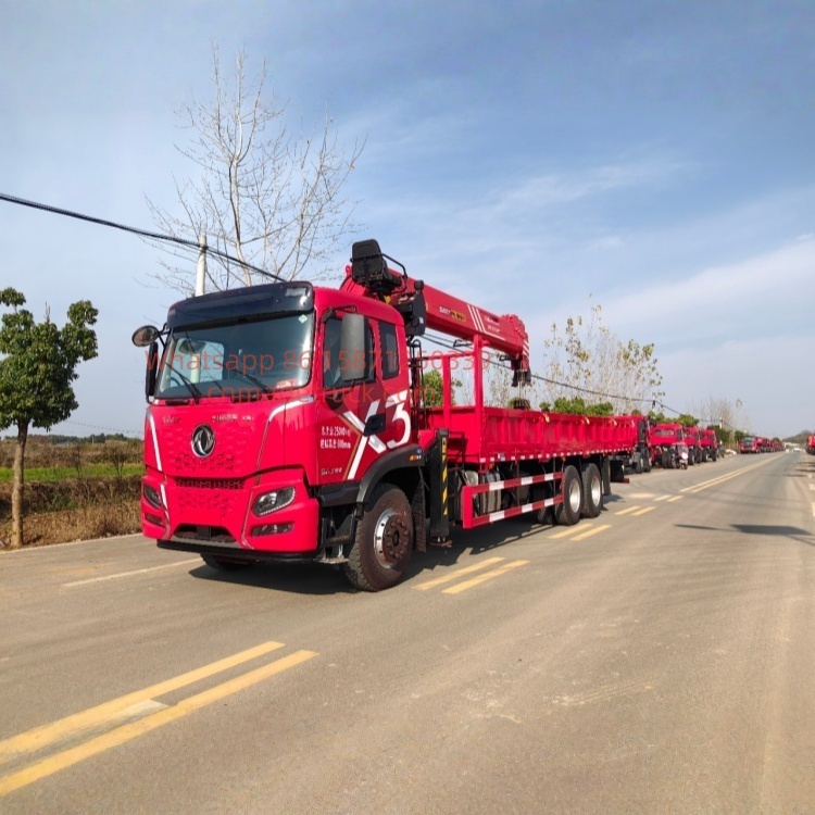 DFL Changxing X3 rear eight-wheel truck with Sany crane, wheelbase of 5900 millimeters
