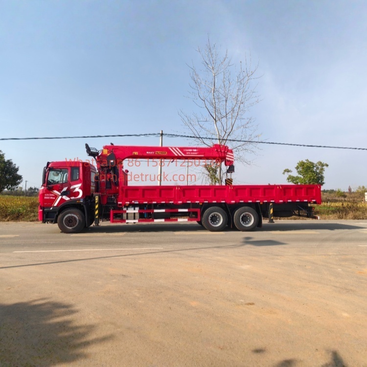 DFL Changxing X3 rear eight-wheel truck with Sany crane, wheelbase of 5900 millimeters