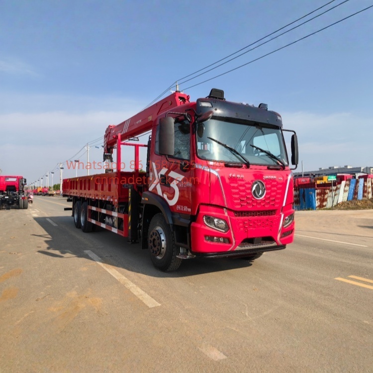 DFL Changxing X3 rear eight-wheel truck with Sany crane, wheelbase of 5900 millimeters