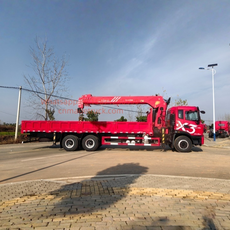 DFL Changxing X3 rear eight-wheel truck with Sany crane, wheelbase of 5900 millimeters