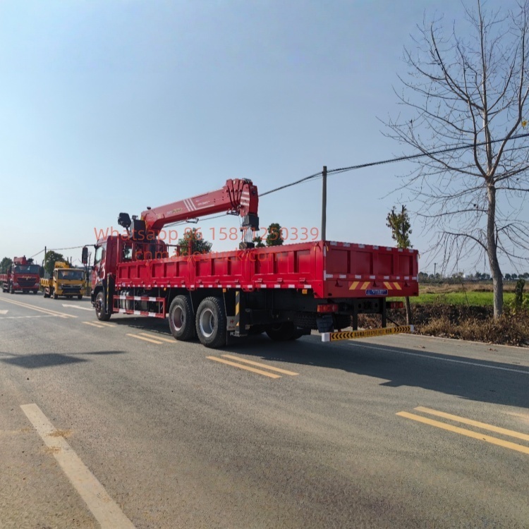 DFL Changxing X3 rear eight-wheel truck with Sany crane, wheelbase of 5900 millimeters